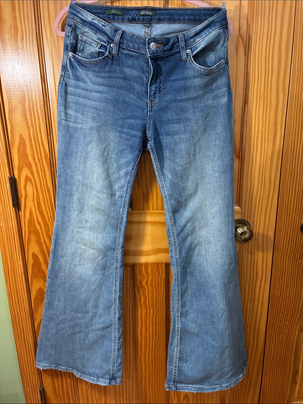 wild fable Women's Light Blue Flare Jeans